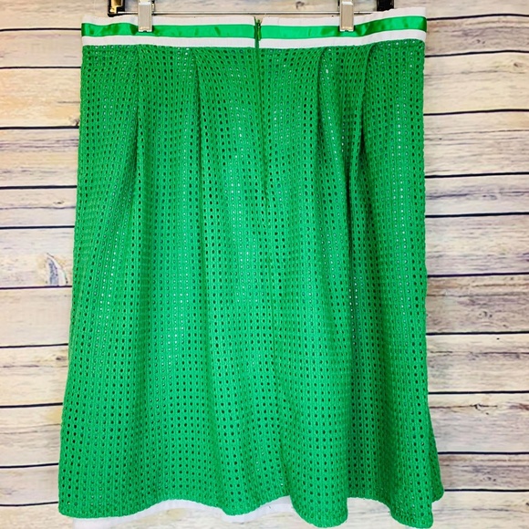 Mario Serrani Italy Green Skirt Size 12 - Picture 4 of 4